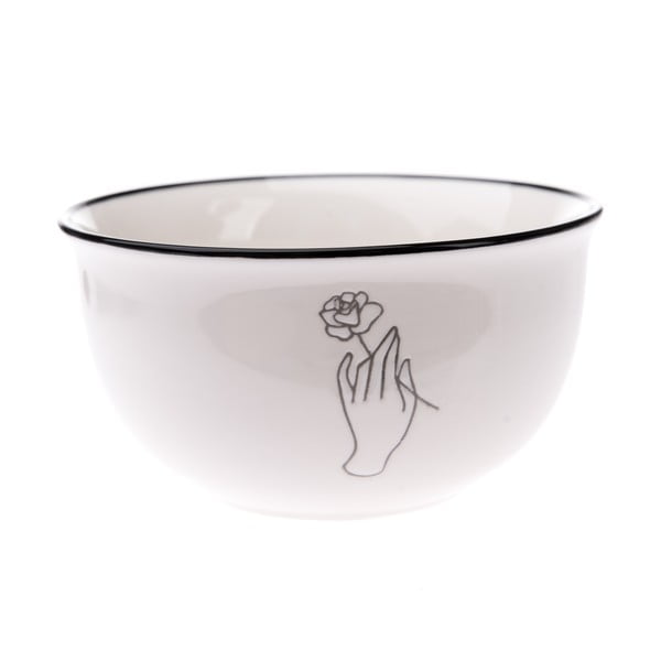 Biela porcelánová miska ø 13 cm - Dakls