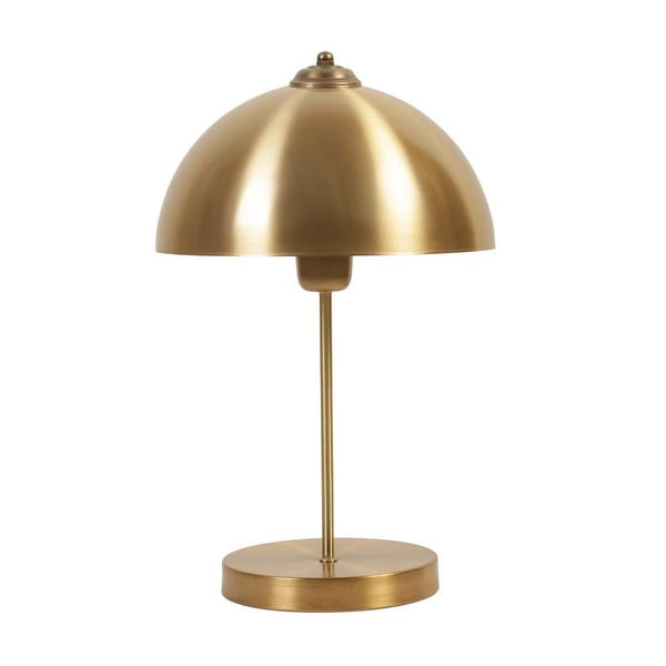 Stolová lampa v zlatej farbe s kovovým tienidlom (výška 40 cm) Lungo – Opviq lights
