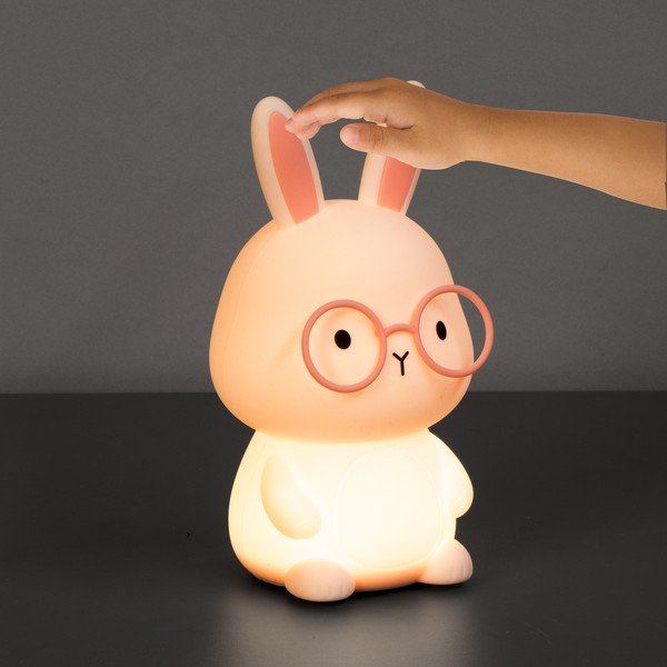 Svetloružové detské nočné svietidlo Josie – Fischer & Honsel-image-1