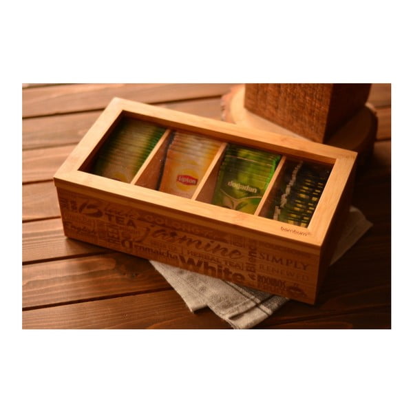 Bambusová škatuľka na čaj Bambum Tea&Coffee
