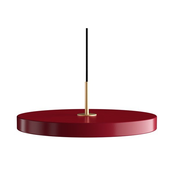 Červené LED závesné svietidlo s kovovým tienidlom ø 43 cm Asteria Medium – UMAGE