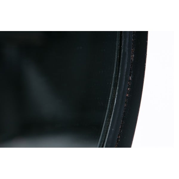 Nástenné zrkadlo s čiernym rámom WOOOD Lauren, Ø 80 cm-image-4