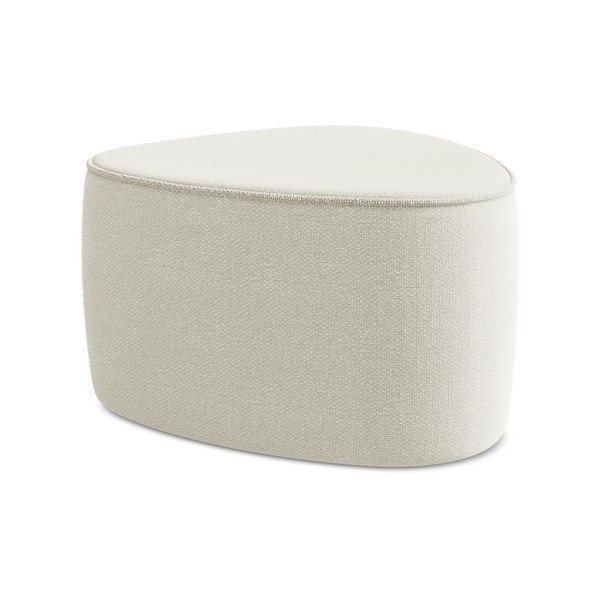 Krémovobiely taburet Keo – Makamii-image-2