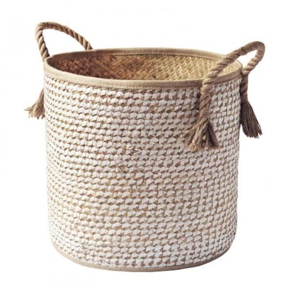 Ručne vyrábaný kôš z morskej trávy a’miou home Purao, ⌀ 28 cm