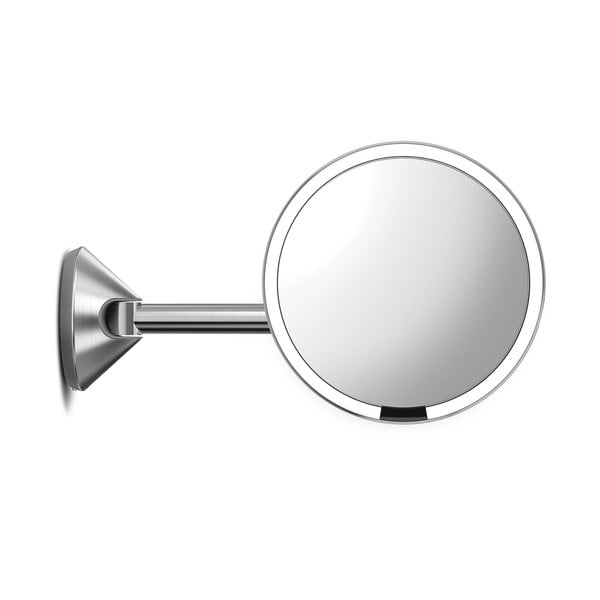 Nástenné/kozmetické zrkadlo s osvetlením/zväčšovacie (5x) ø 20 cm Sensor – simplehuman-image-3