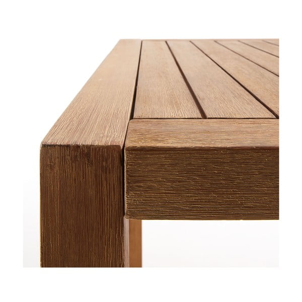 Záhradný jedálenský stôl z eukalyptového dreva Kave Home Cybille, 130 x 80 cm-image-1