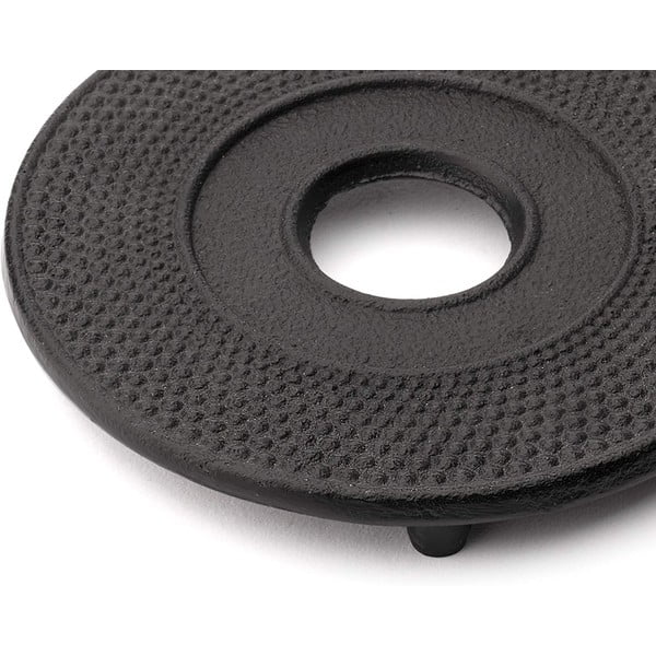 Čierna podložka pod kanvičku čaj Bredemeijer Jing, ⌀ 13,4 cm-image-1