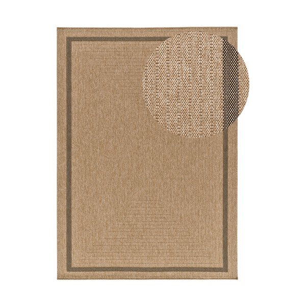 Vnútorný a vonkajší koberec v prírodnej farbe 200x290 cm Acra – Universal