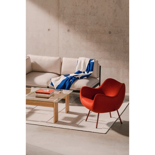 Červené vlnené kreslo RM58 – noo.ma-image-2