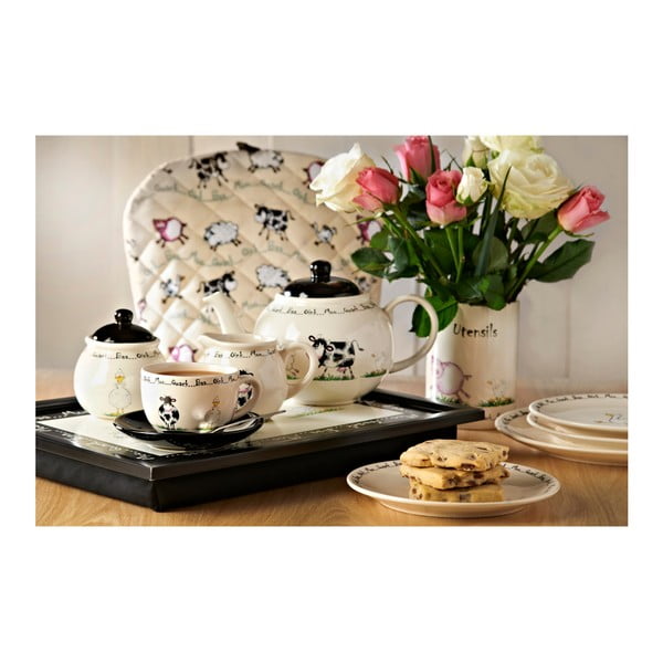 Keramická cukornička z porcelánu Price & Kensington Home Farm,⌀ 9,3 cm-image-3