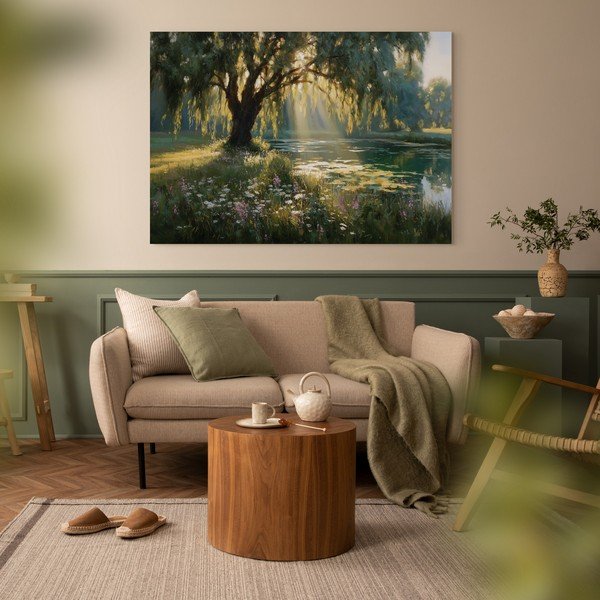 Obraz 113x85 cm Sunlit Willow – Styler-image-2
