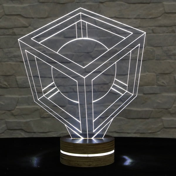 3D stolová lampa In the box