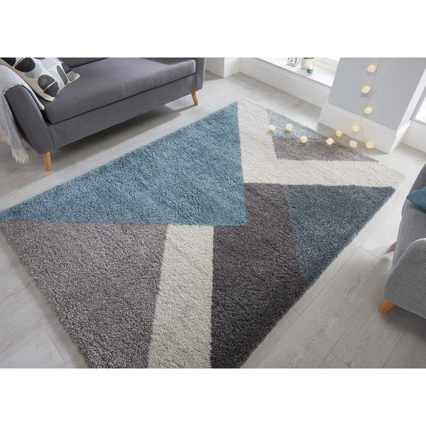 Modro-sivý koberec Flair Rugs Zula, 120 × 170 cm-image-4