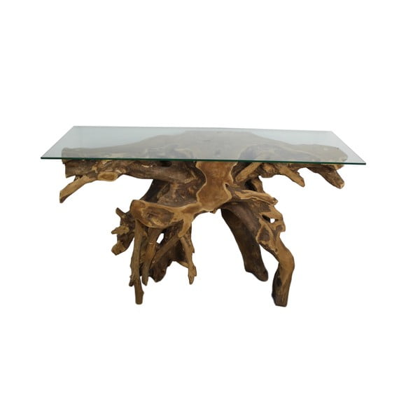Konzolový stolík z teakového dreva HSM Collection Tempel