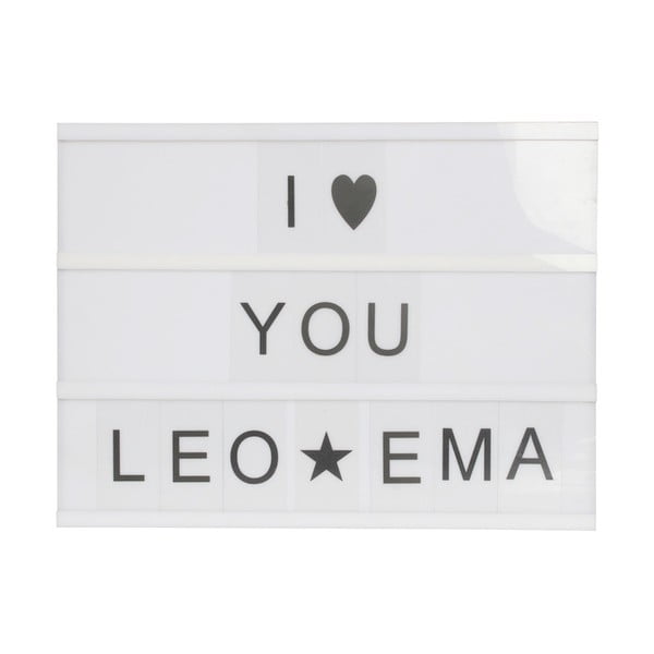 Svetelný box s 95 znakmi Opjet Boite 30 x 22,6 cm-image-1