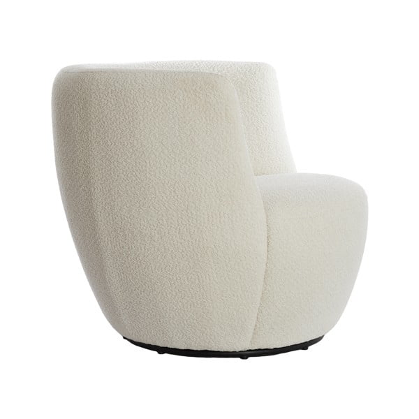 Biele kreslo z textílie buklé Senja – Light & Living-image-3