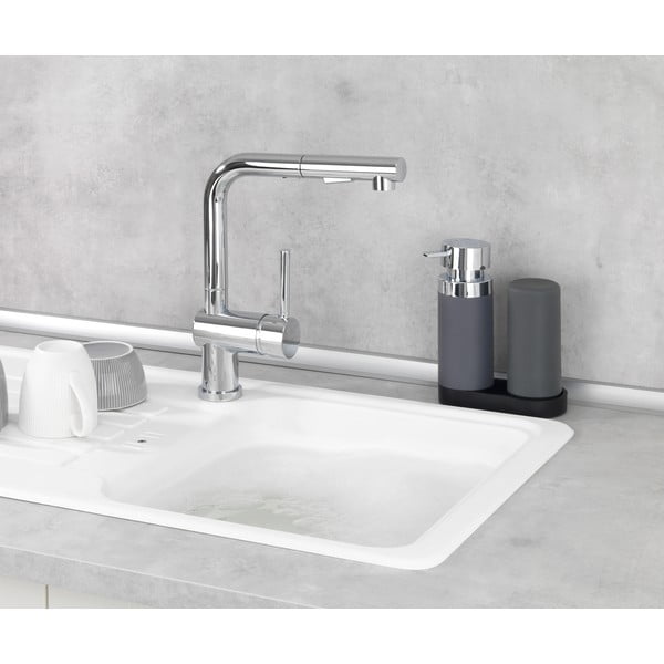 Sivá silikónová súprava na umývanie riadu Easy Squeez-e – Wenko-image-1