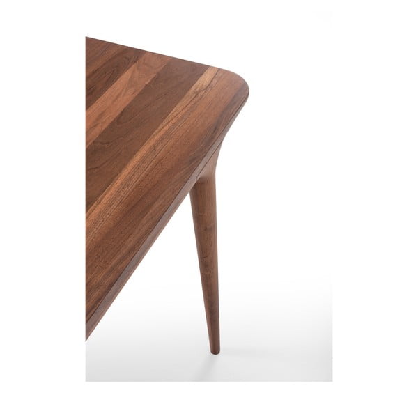 Jedálenský stôl z orechového dreva 90x180 cm Fawn – Gazzda-image-3
