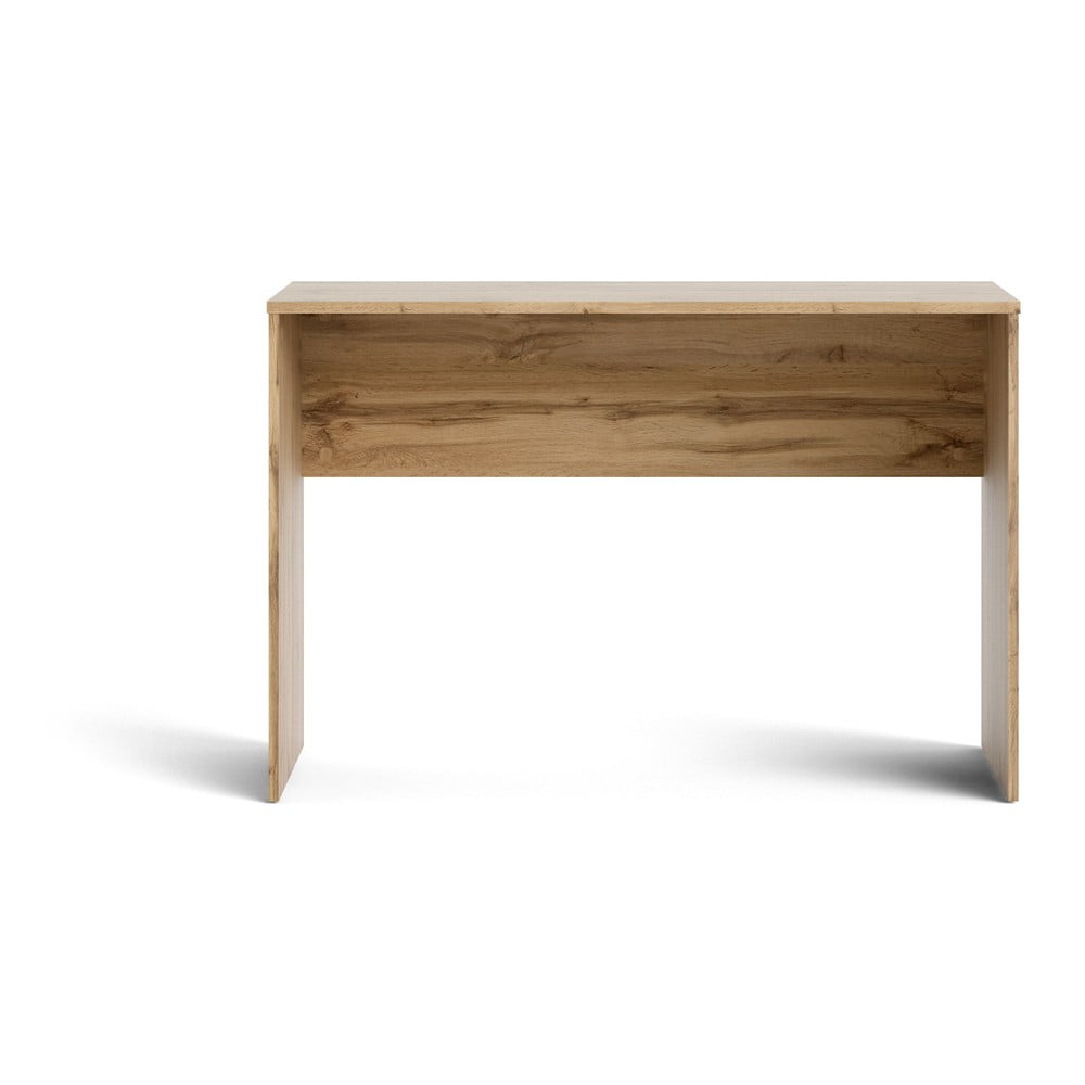Hnedý pracovný stôl v dubovom dekore Tvilum Function Plus