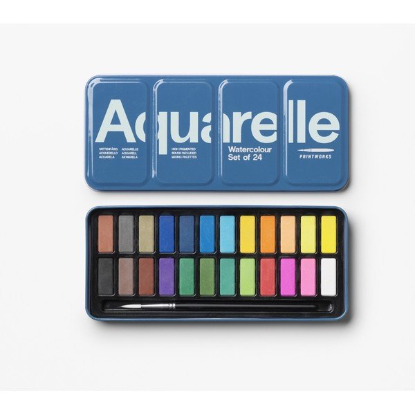 Vodovky v súprave  Aquarelle – Printworks