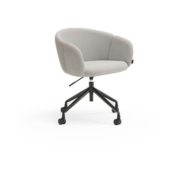 Svetlosivá čalúnená kancelárska stolička Add – Teulat