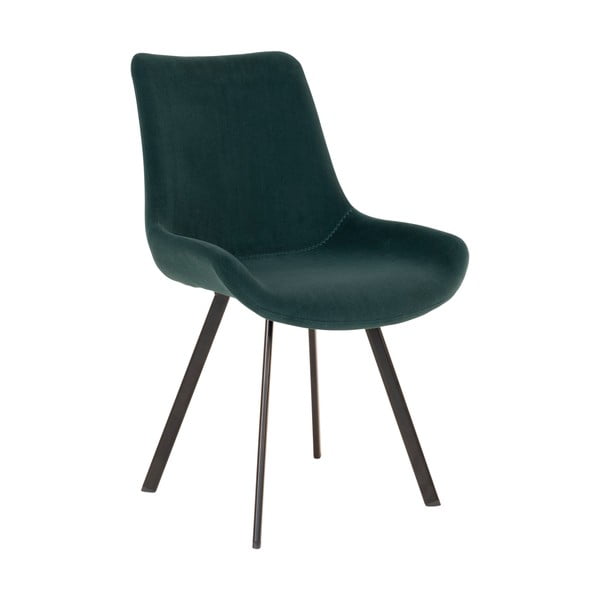 Zelené zamatové jedálenské stoličky v súprave 2 ks Memphis – House Nordic