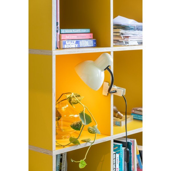 Béžová kovová stolová lampa (výška  33,5 cm) New Retro – Leitmotiv-image-1