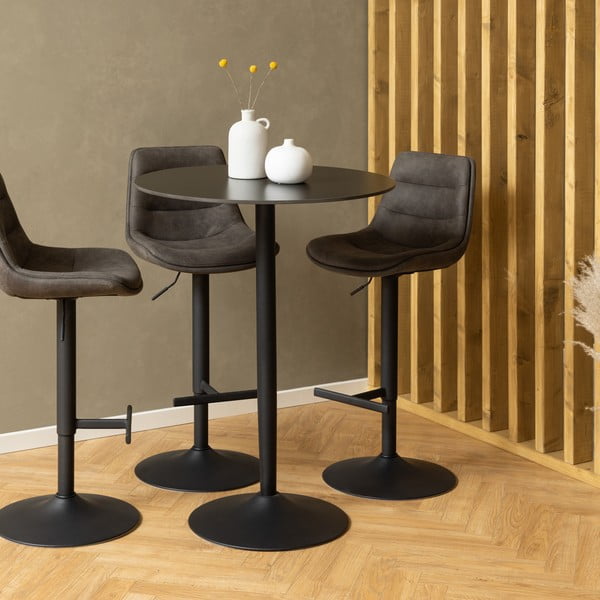 Tmavozelená barová stolička s nastaviteľnou výškou (výška sedadla 86 cm) Adisa – Actona-image-1