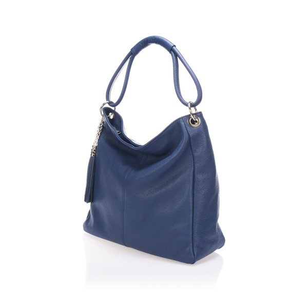 Kožená kabelka Markese 5008 Navy, modrá-image-1