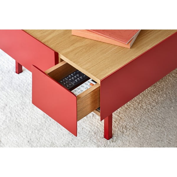 Tmavočervený konferenčný stolík Teulat Arista-image-2