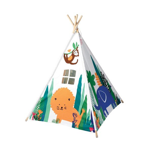 Detské teepee s motívom džungle Rex London-image-1