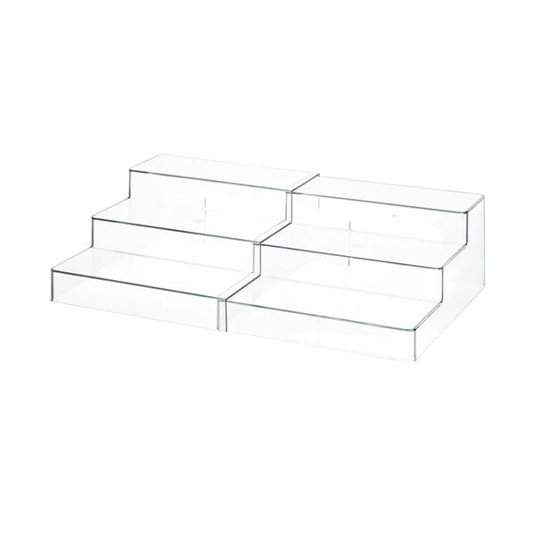 Transparentný stojan iDesign The Home Edit, 26 x 29,2 x 12,7 cm-image-2