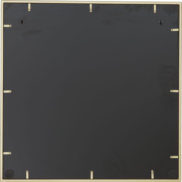 Nástenné zrkadlo s kovovým rámom v zlatej farbe Westwing Collection Clarita, 70 x 70 cm-image-1