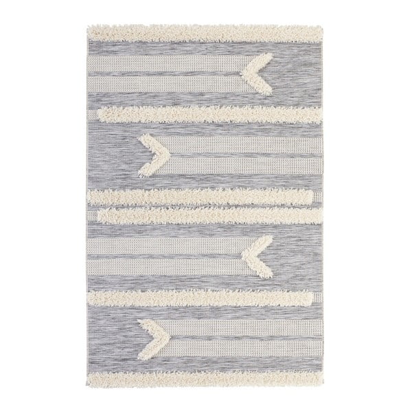 Sivý koberec Mint Rugs Handira Arrow, 194 × 290 cm