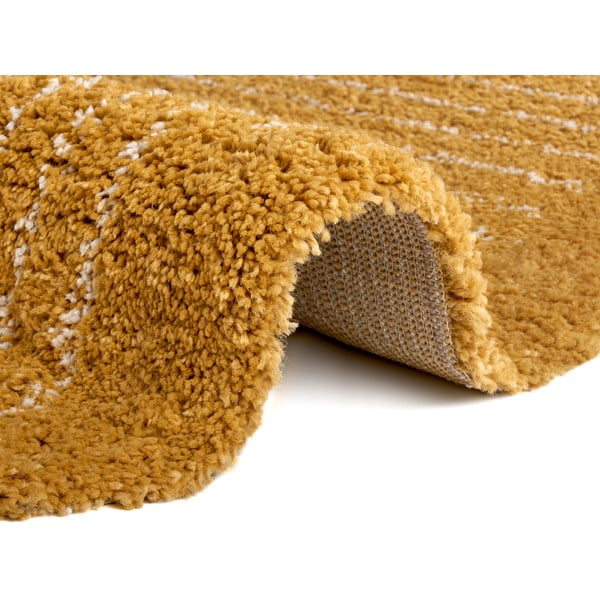 Okrovožltý okrúhly koberec ø 120 cm Dion – Hanse Home-image-2