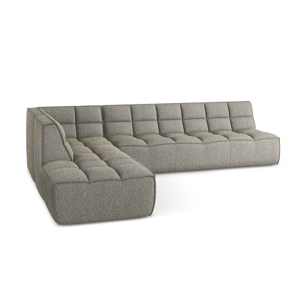 Béžová modulárna rohová pohovka (variabilná) Kalai – Makamii-image-4