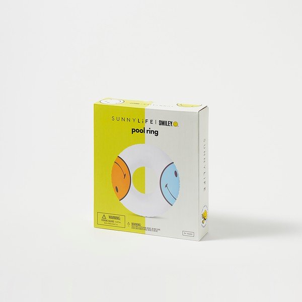 Nafukovací kruh Sunnylife Smiley, ø 110 cm-image-4