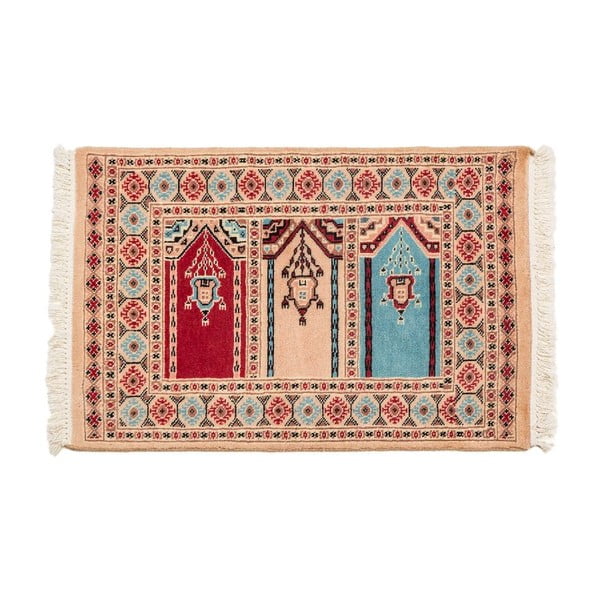 Ručne viazaný koberec Kashmir 108, 95x62 cm