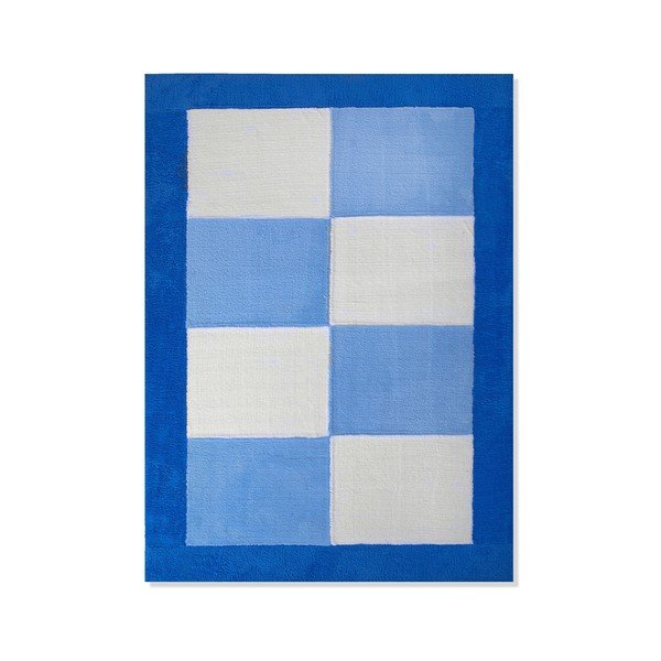Detský koberec Mavis Blue Squares, 120x180 cm