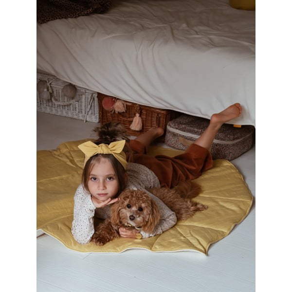 Žltá detská deka na hranie Honey - Moi Mili-image-2