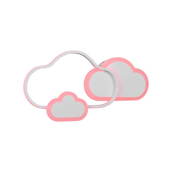 Biele detské svietidlo 52x25 cm Cloudy - Reality-image-4