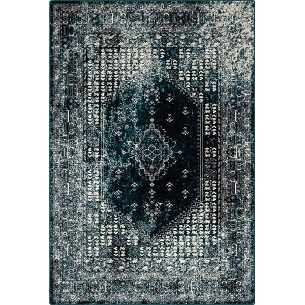 Vlnený koberec v petrolejovomodrej farbe 200x300 cm Eve - Agnella