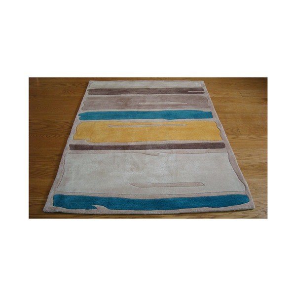 Koberec Paint Strokes Teal Yellow, 120 x 170 cm-image-2