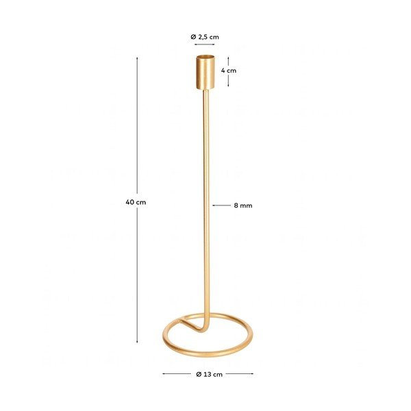 Kovový svietnik Babirye – Kave Home-image-4