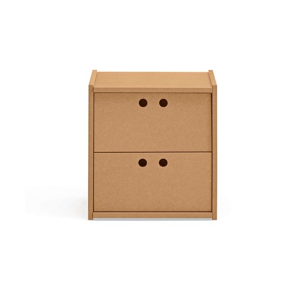 Nočný stolík v prírodnej farbe Wally – Teulat