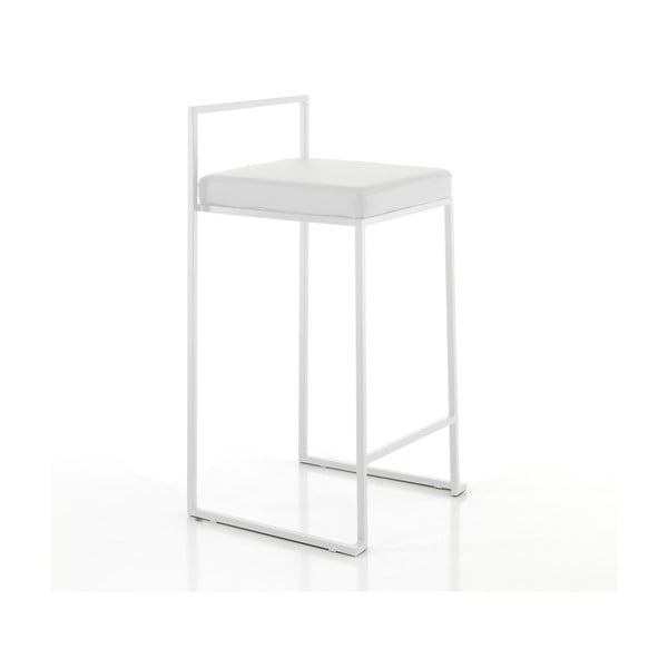 Biele barové stoličky v súprave 2 ks 77 cm Dodo – Tomasucci