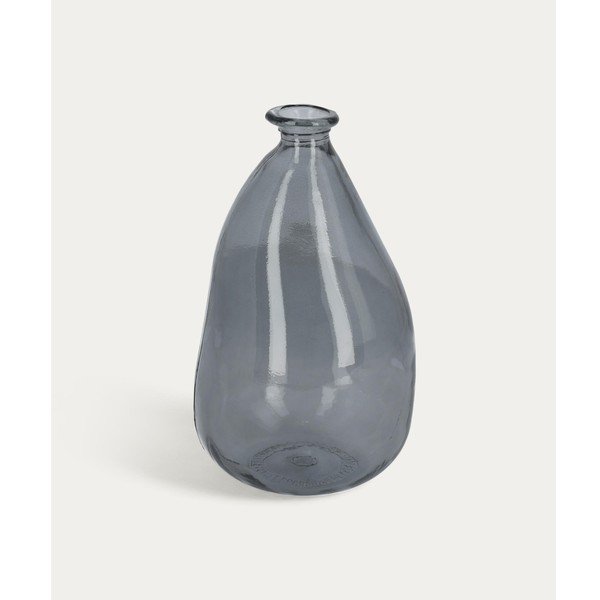 Modrá váza z recyklovaného skla (výška  36 cm) Brenna – Kave Home