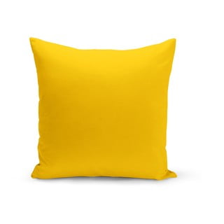 Žltá dekoratívna obliečka na vankúš Kate Louise Lisa, 43 x 43 cm