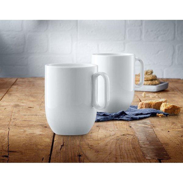 Biele porcelánové hrnčeky v súprave 2 ks 380 ml Barista – WMF-image-1