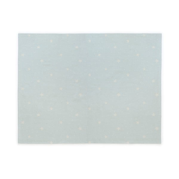 Modrý detský bavlnený ručne vyrobený koberec Naf Naf Stars, 160 × 120 cm